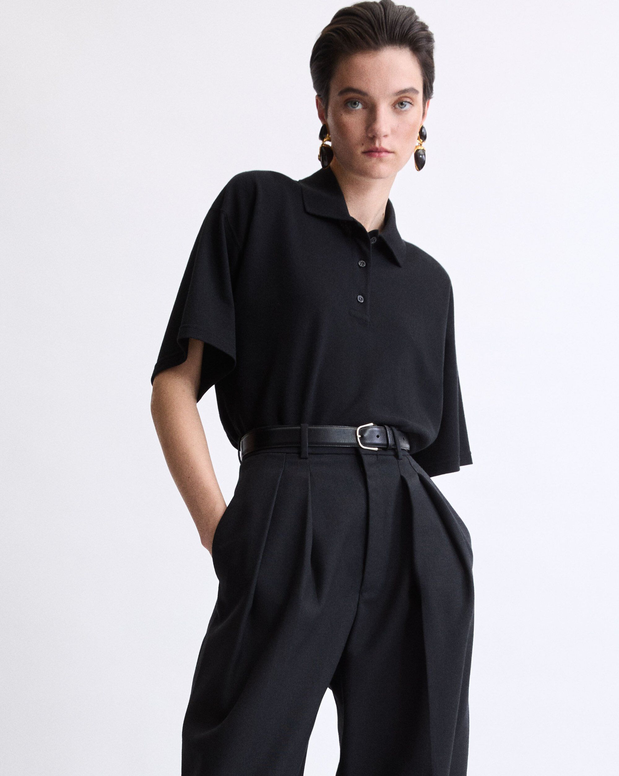 CASSANDRE POLO SHIRT IN PIQUÉ - 2