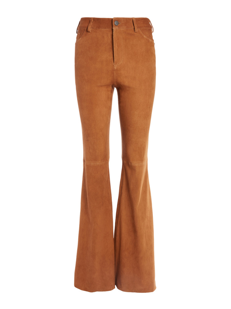 Alice + Olivia BRENT HIGH WAISTED SUEDE PANT outlook