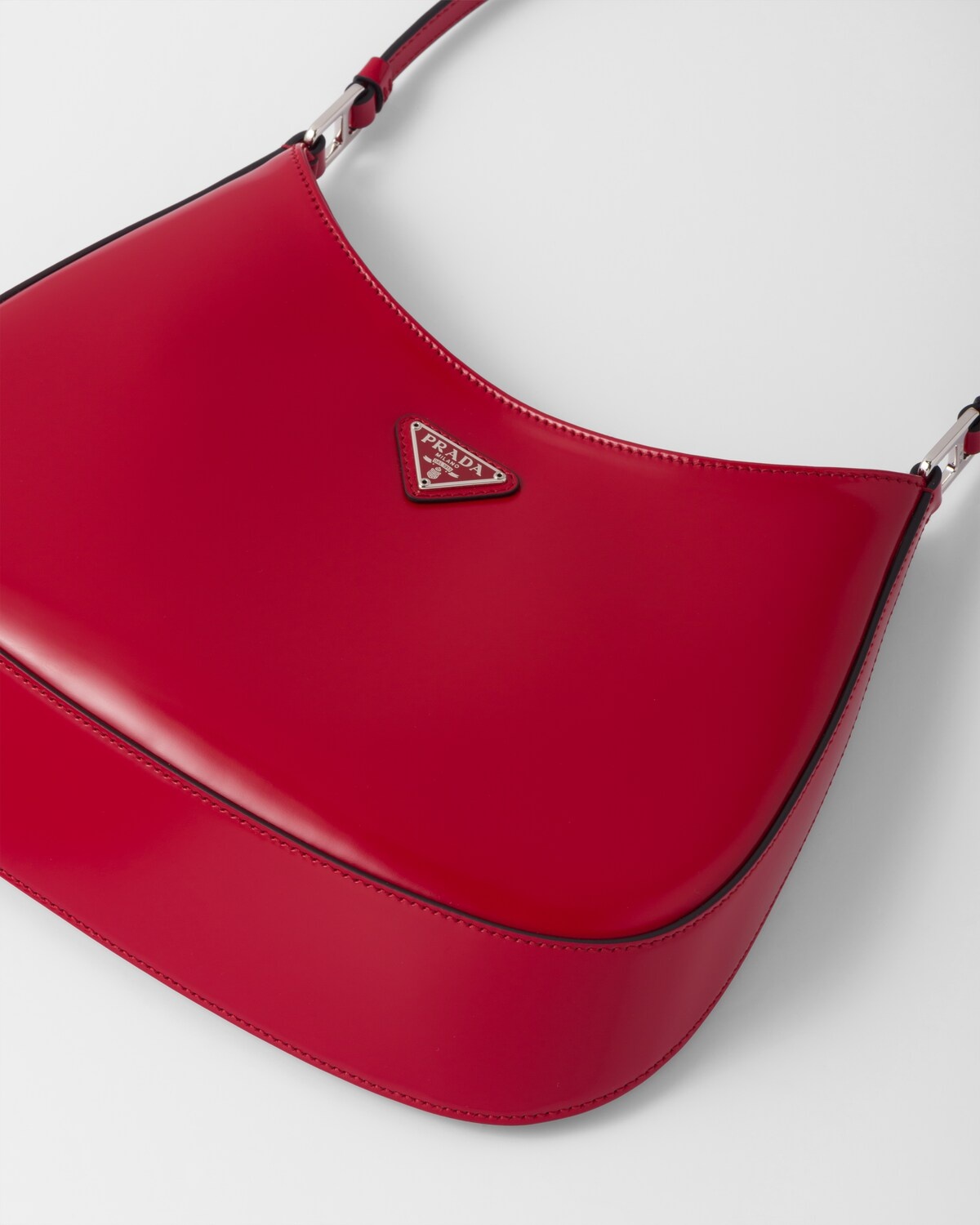 Prada Cleo brushed leather shoulder bag - 8