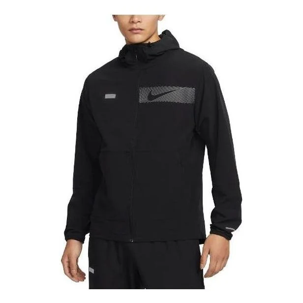 Nike Unlimited Repel Hooded Versatile Jacket 'Black' FB8559-010 - 1
