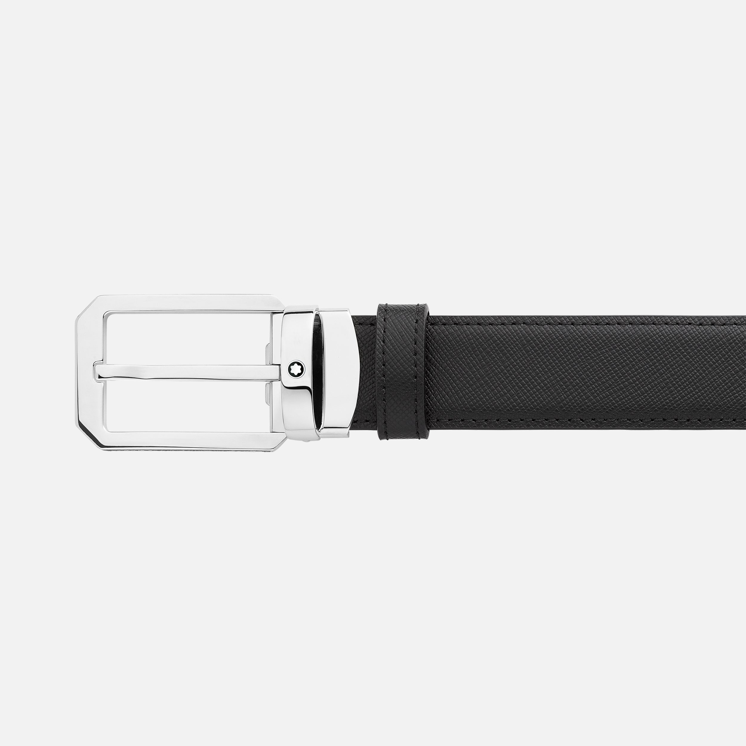 Black/brown 30 mm reversible leather belt - 2