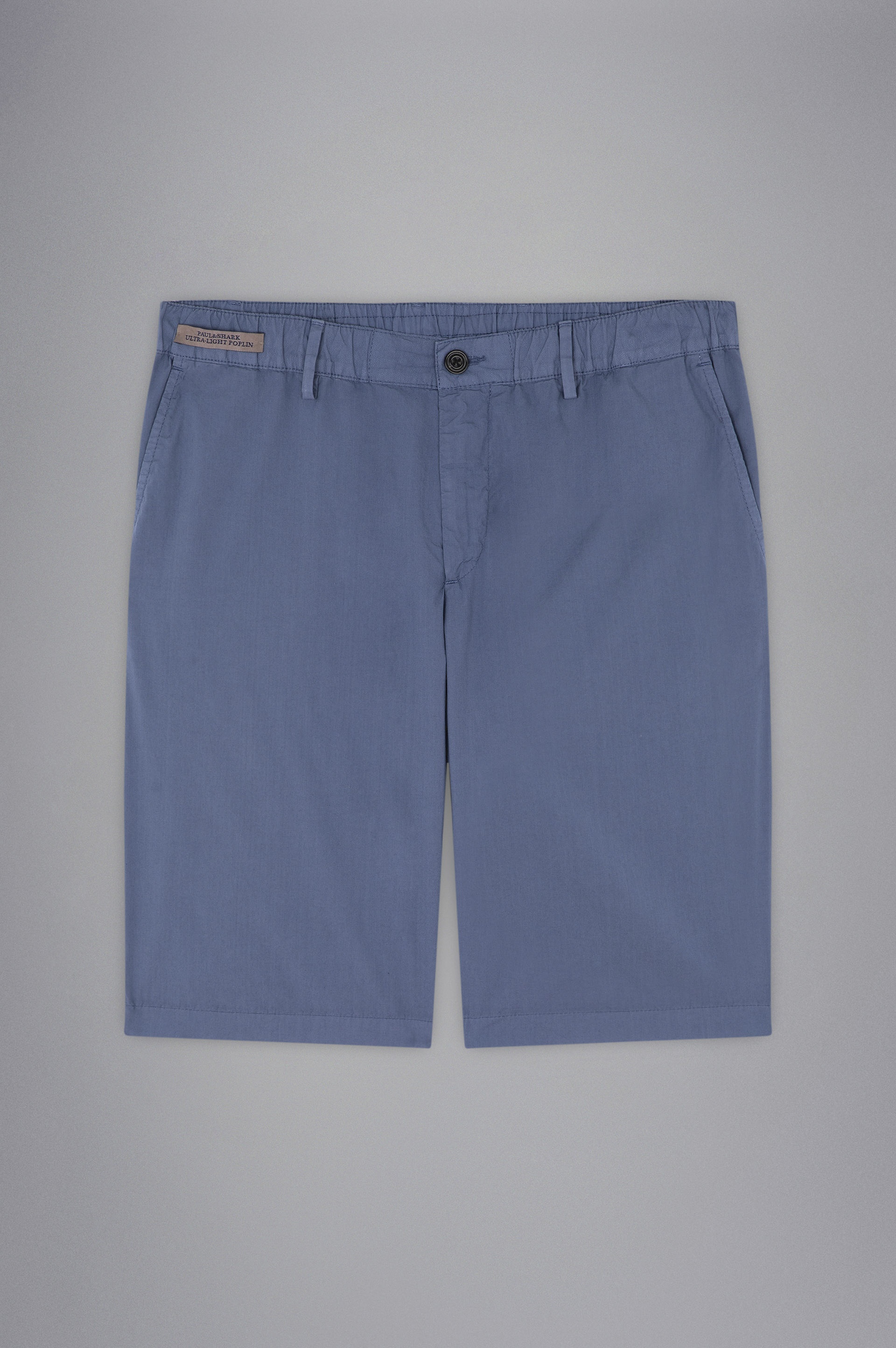 ULTRA-LIGHT POPLIN COTTON BERMUDA SHORTS - 1