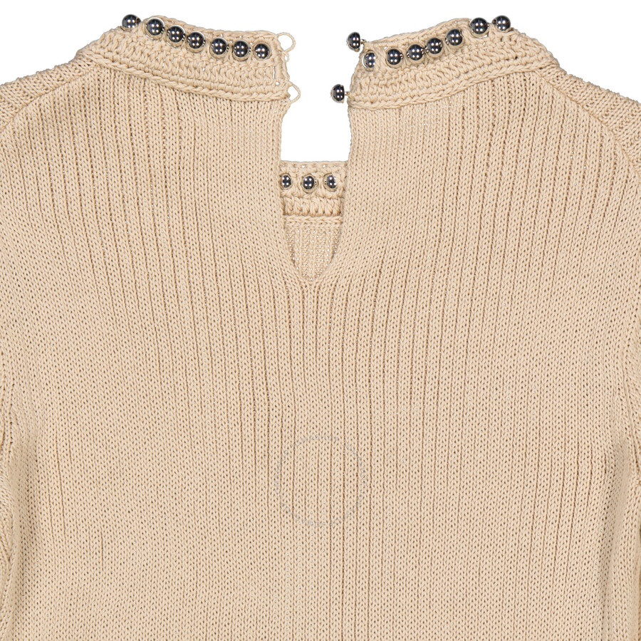 Rabanne Open Knit Embellished Mini Dress - 7