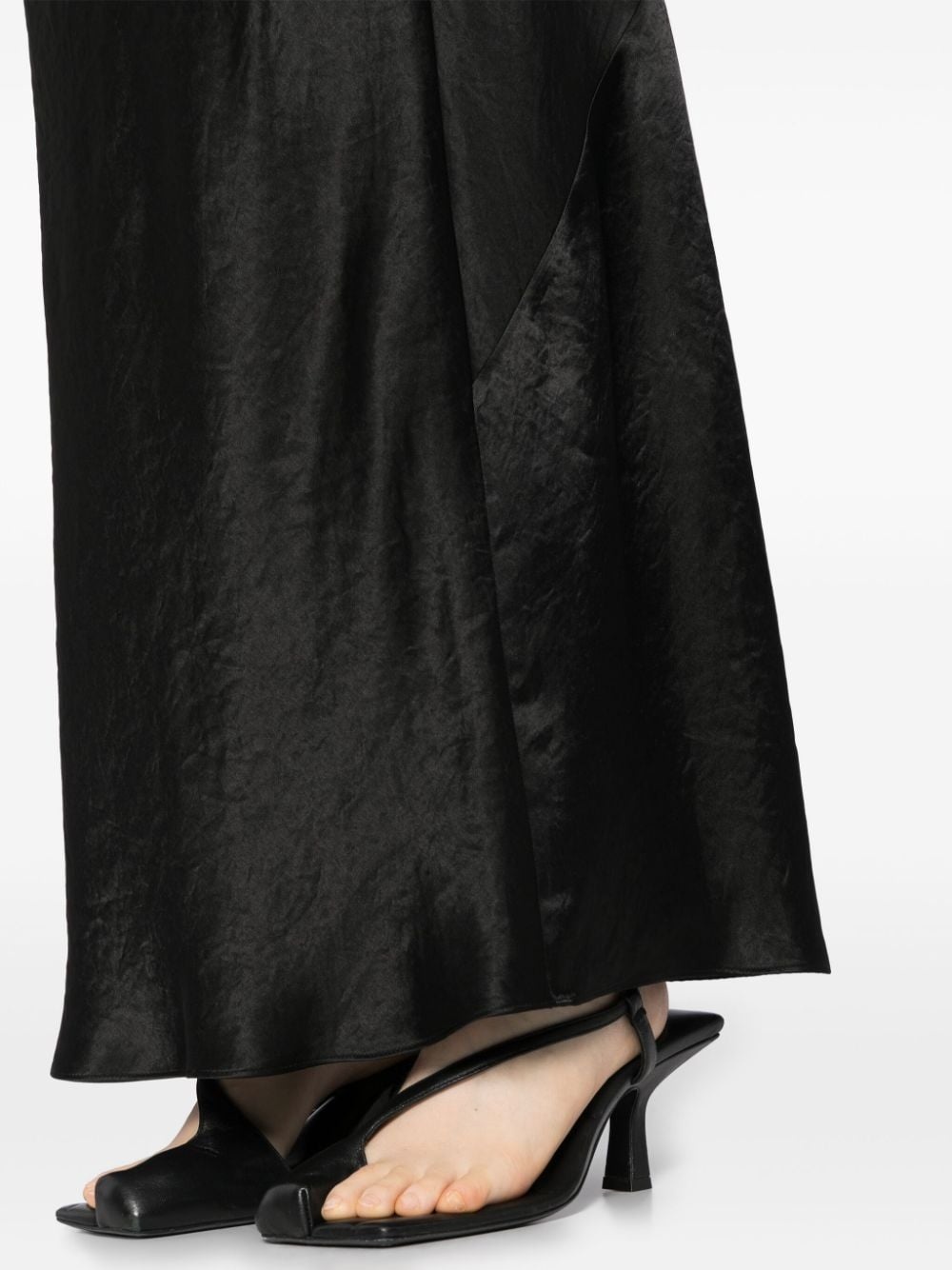 satin maxi skirt - 5