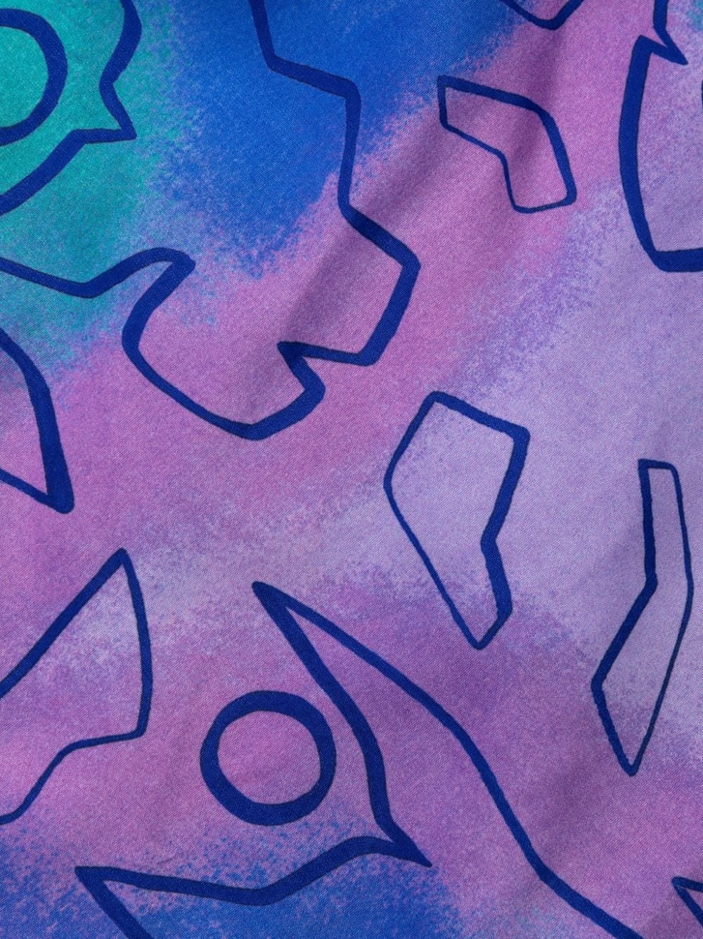 abstract-print swim shorts - 3