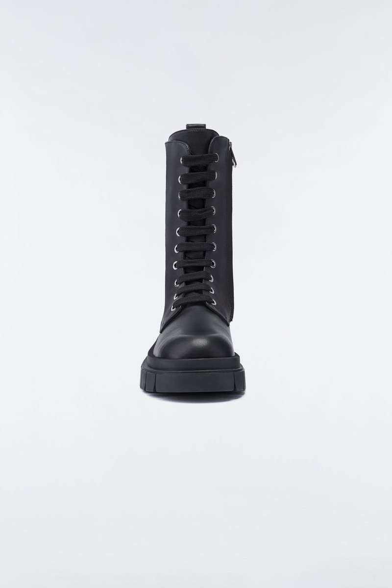 WARRIOR unlined lug sole (R) Leather combat boot for men 3