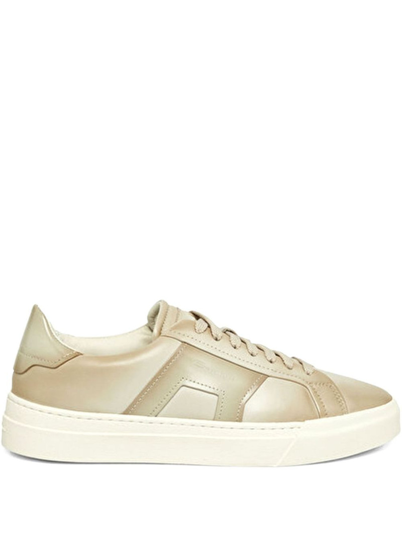 leather-panelled sneakers 1