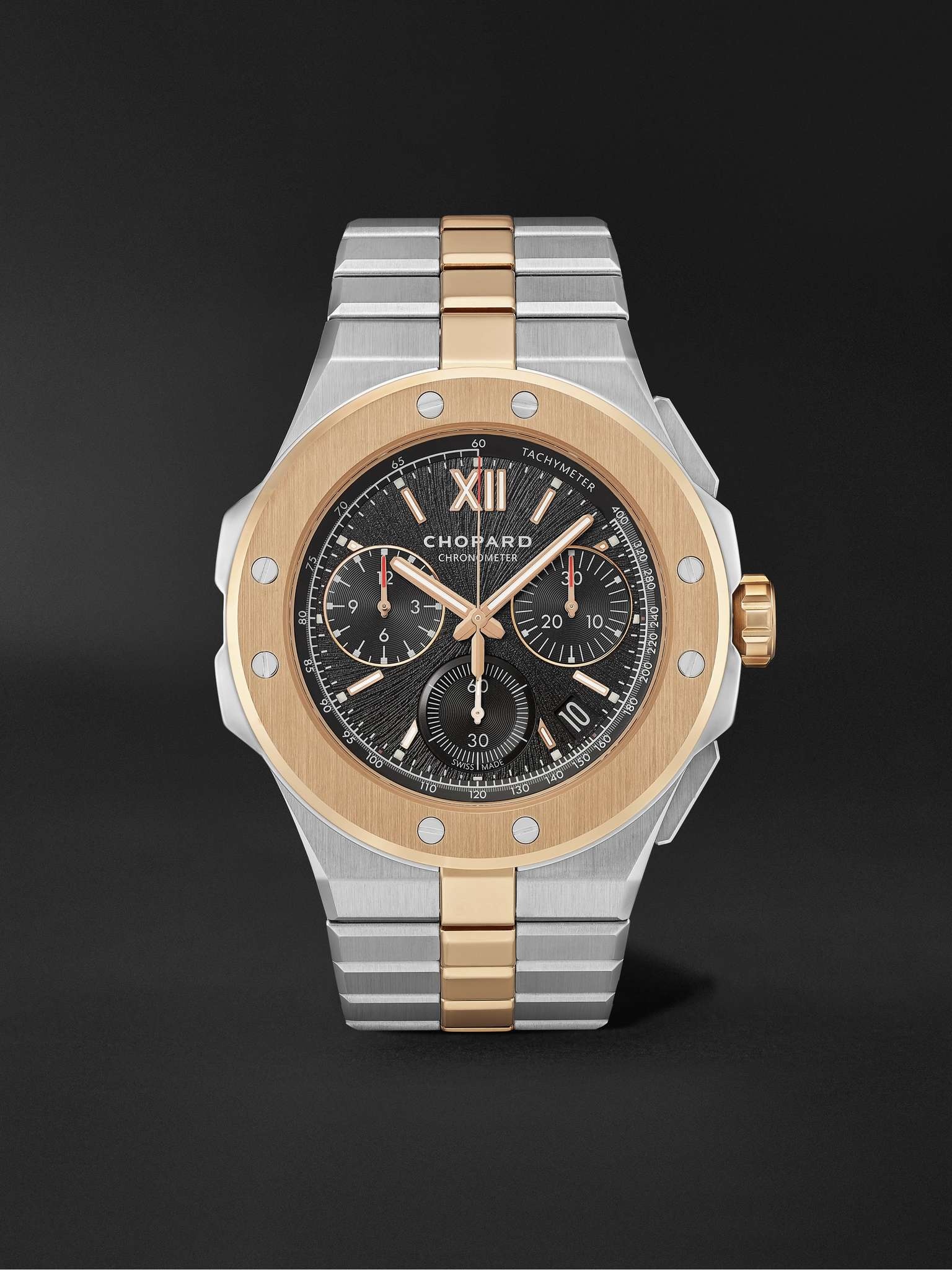 Alpine Eagle XL Chrono Automatic 44mm Lucent Steel and 18-Karat Rose Gold Watch, Ref. No. 298609-600 - 1
