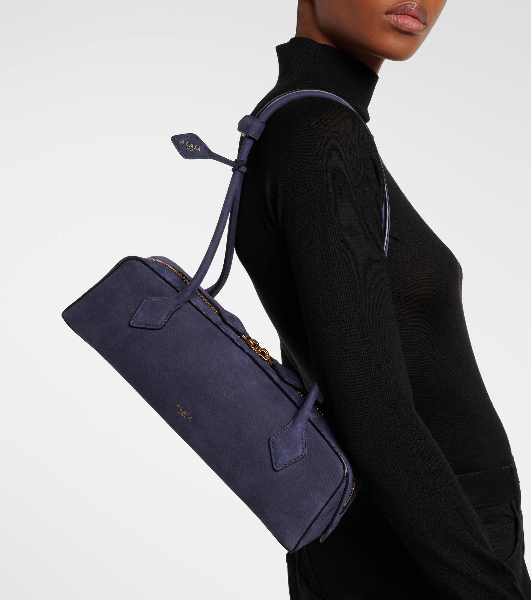 Le Teckel suede shoulder bag - 2