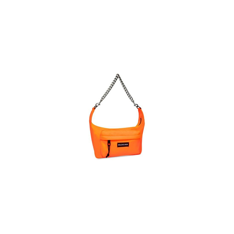 Raver Medium Bag With Chain in Fluo Orange 5
