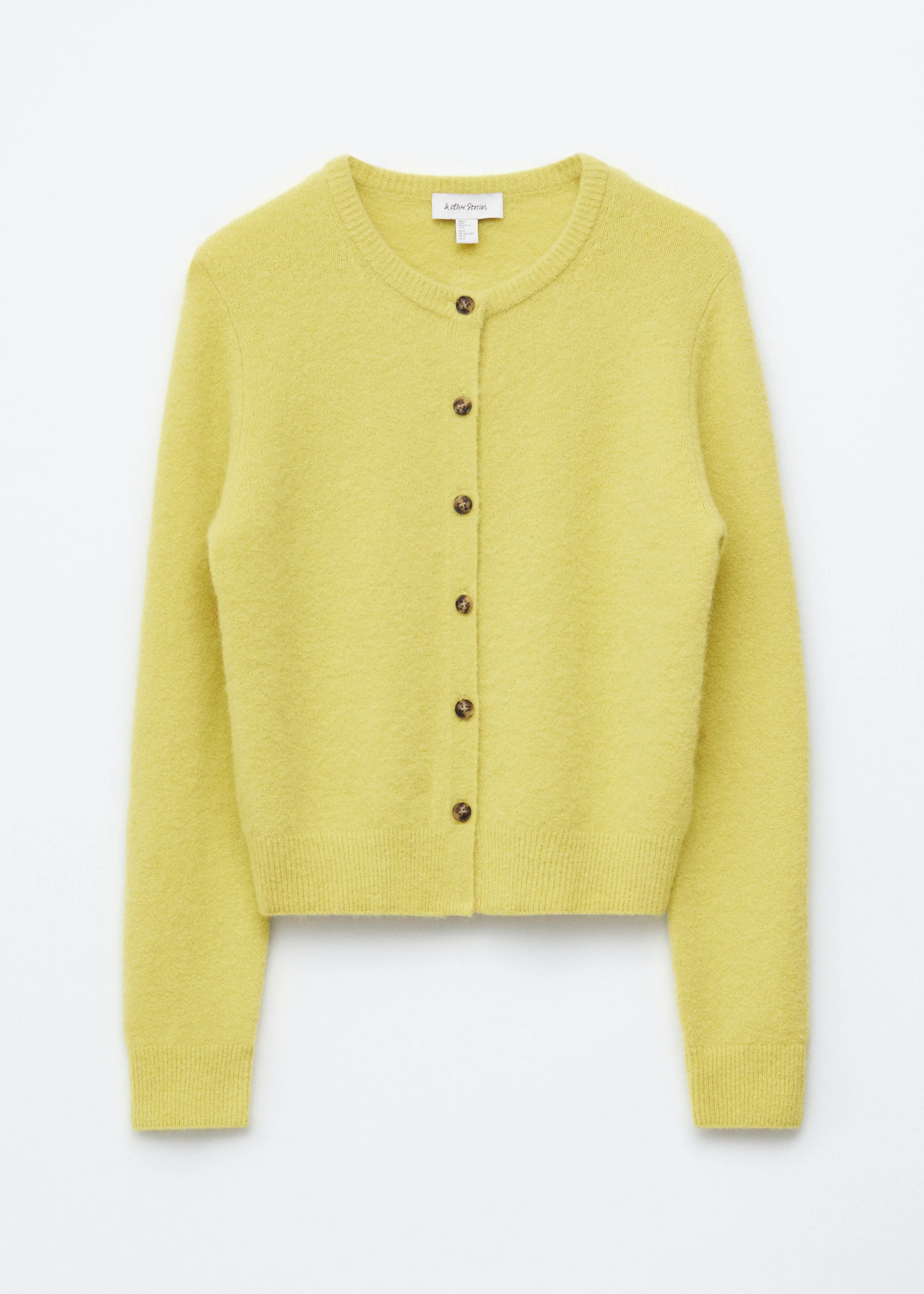 Alpaca-Blend Cardigan - 1