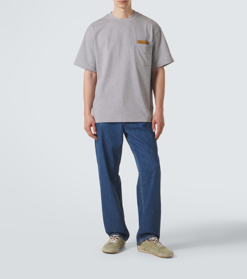 Bottega Veneta Intrecciato cotton-blend jersey T-shirt outlook