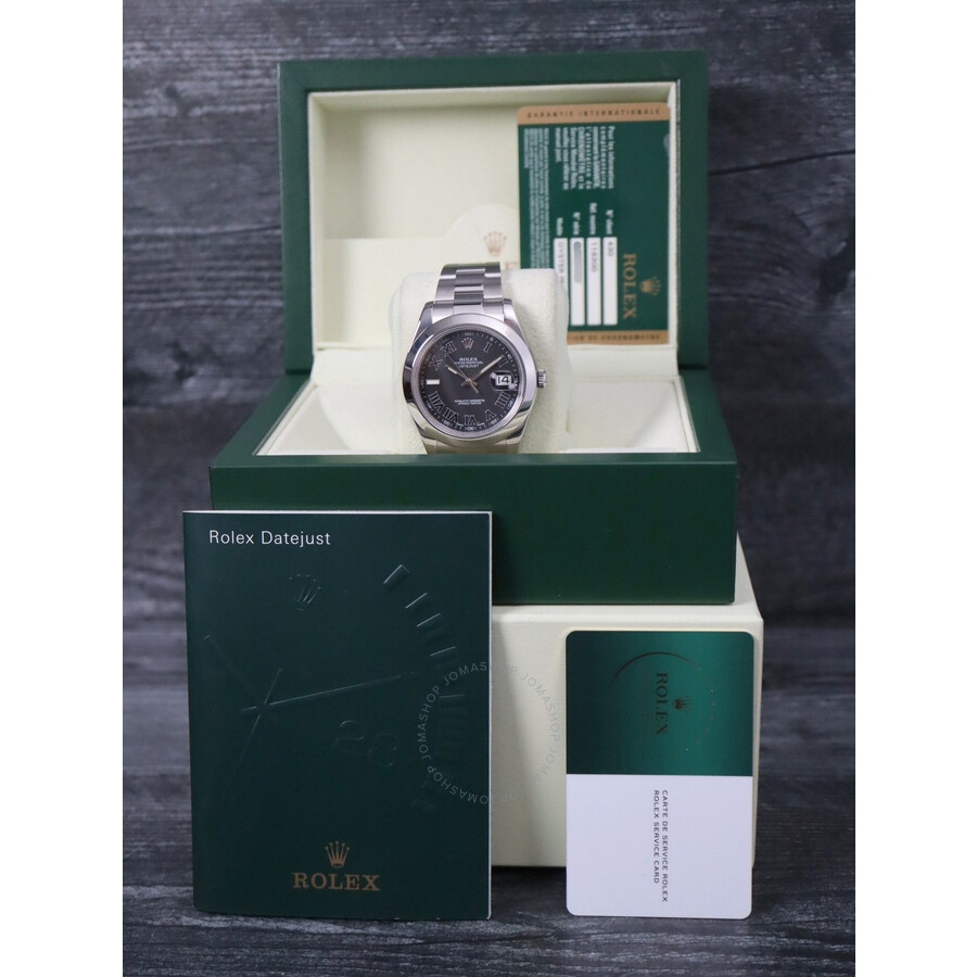 Pre-owned Rolex Datejust II Automatic Chronometer Black Dial Men's Watch 116300 BKRO - 7