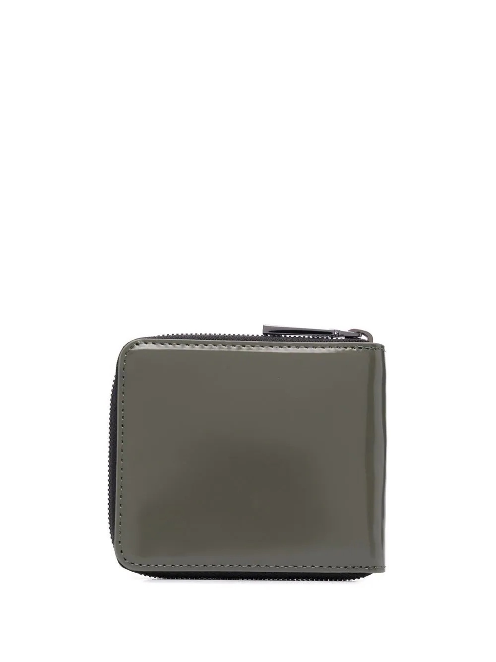 logo-print leather wallet - 2