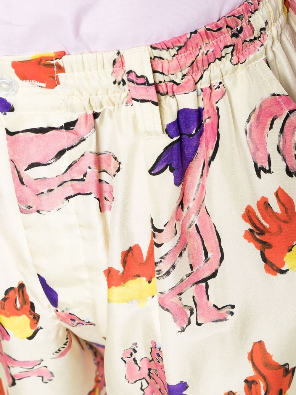 graphic-print bermuda shorts - 5