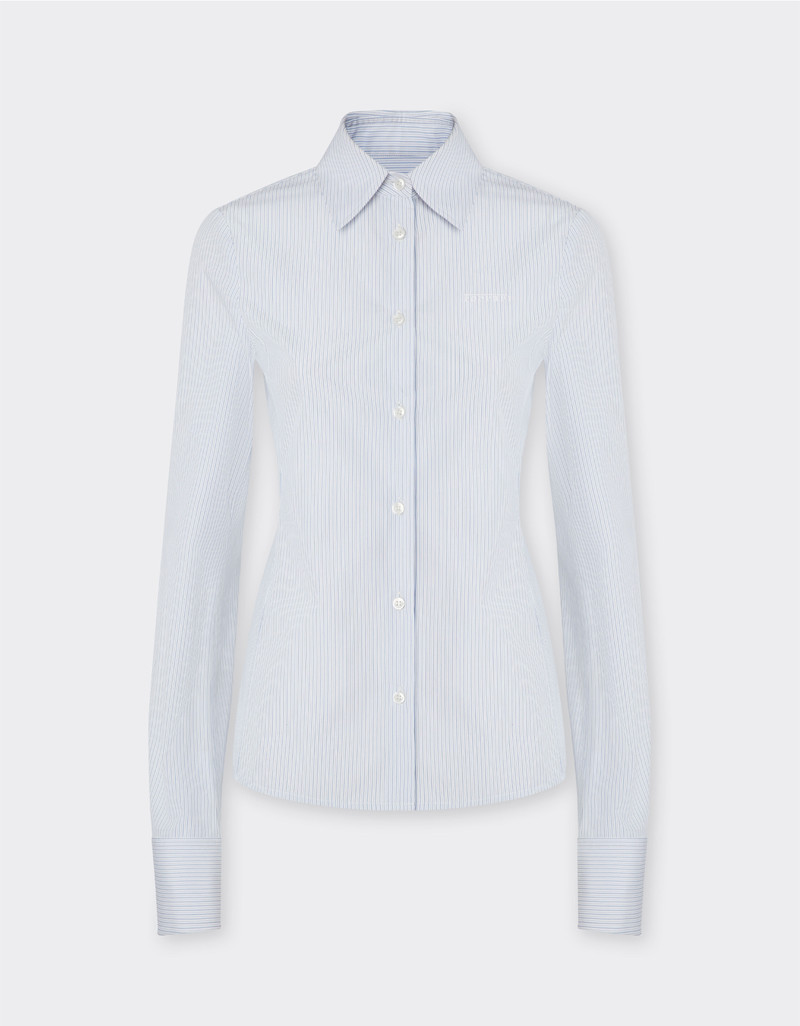 Multistriped cotton shirt 1