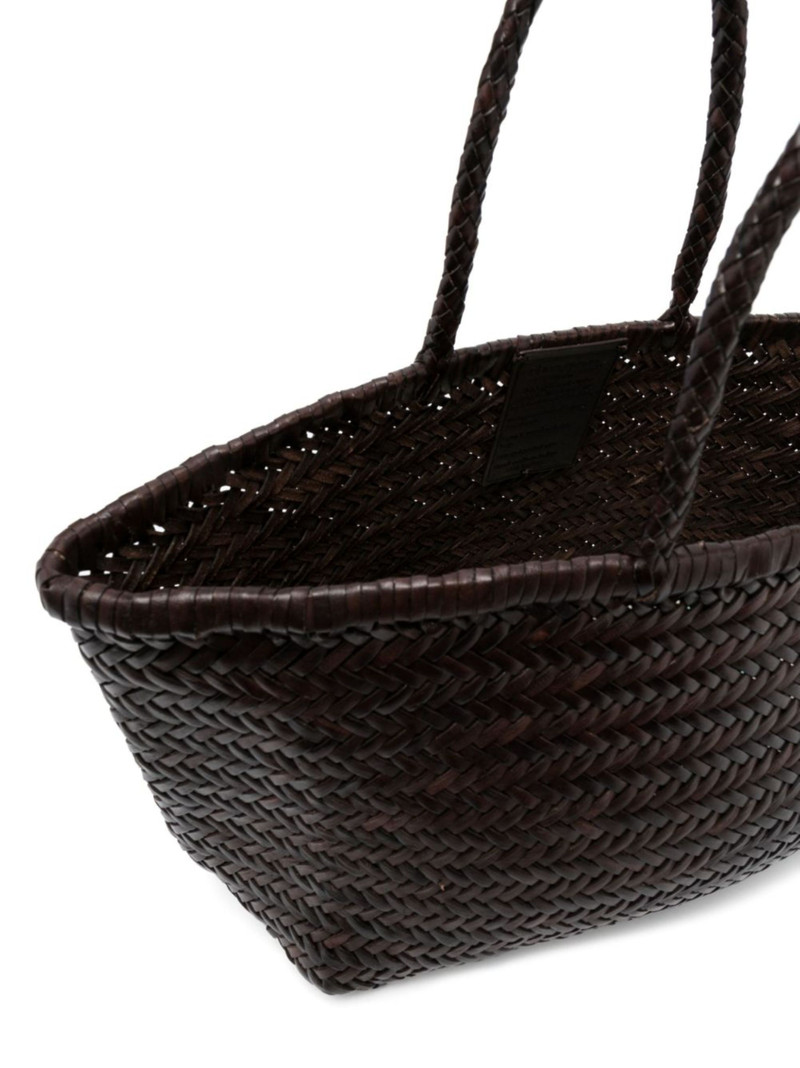 Triple Jump interwoven-design tote bag 4