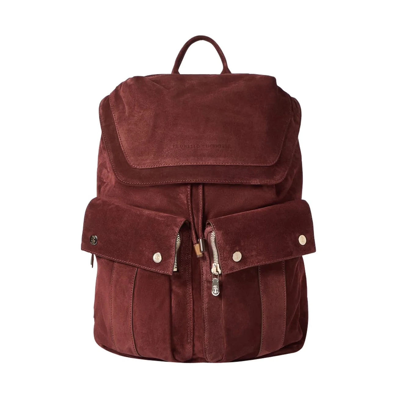 Brunello Cucinelli Men Suede Leisure Backpack - 1
