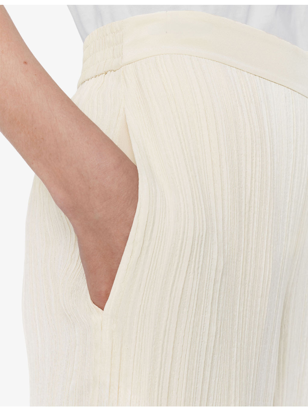 Mawn Wide-Leg Mid-Rise Viscose and Silk-Blend Trousers - 4
