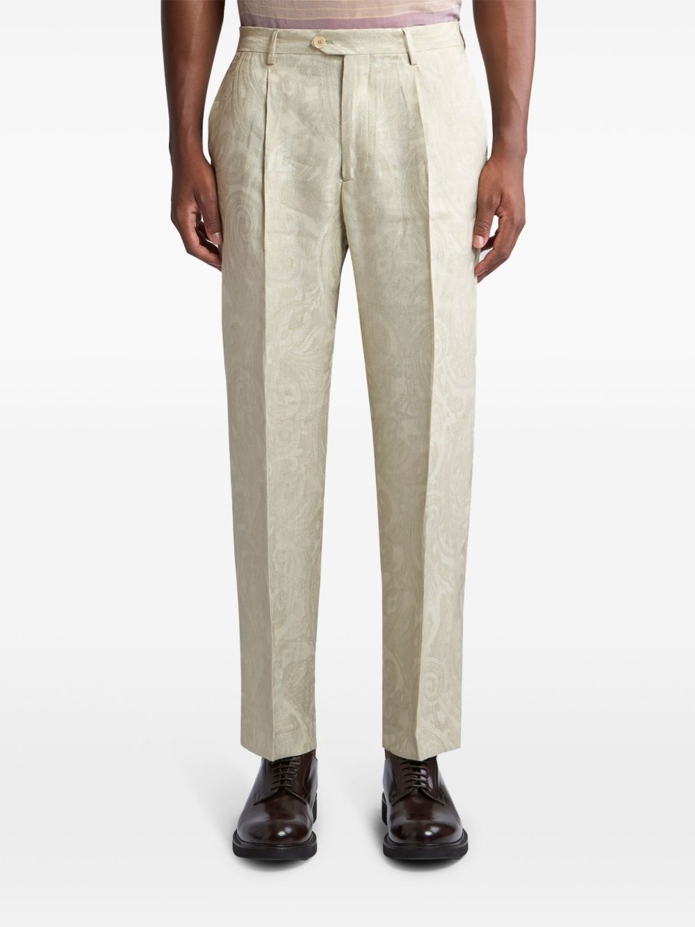 jacquard trousers - 3