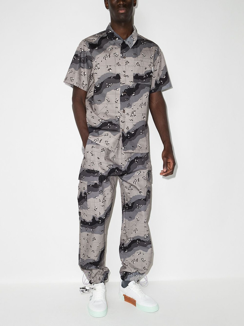 camouflage-print cargo trousers 5