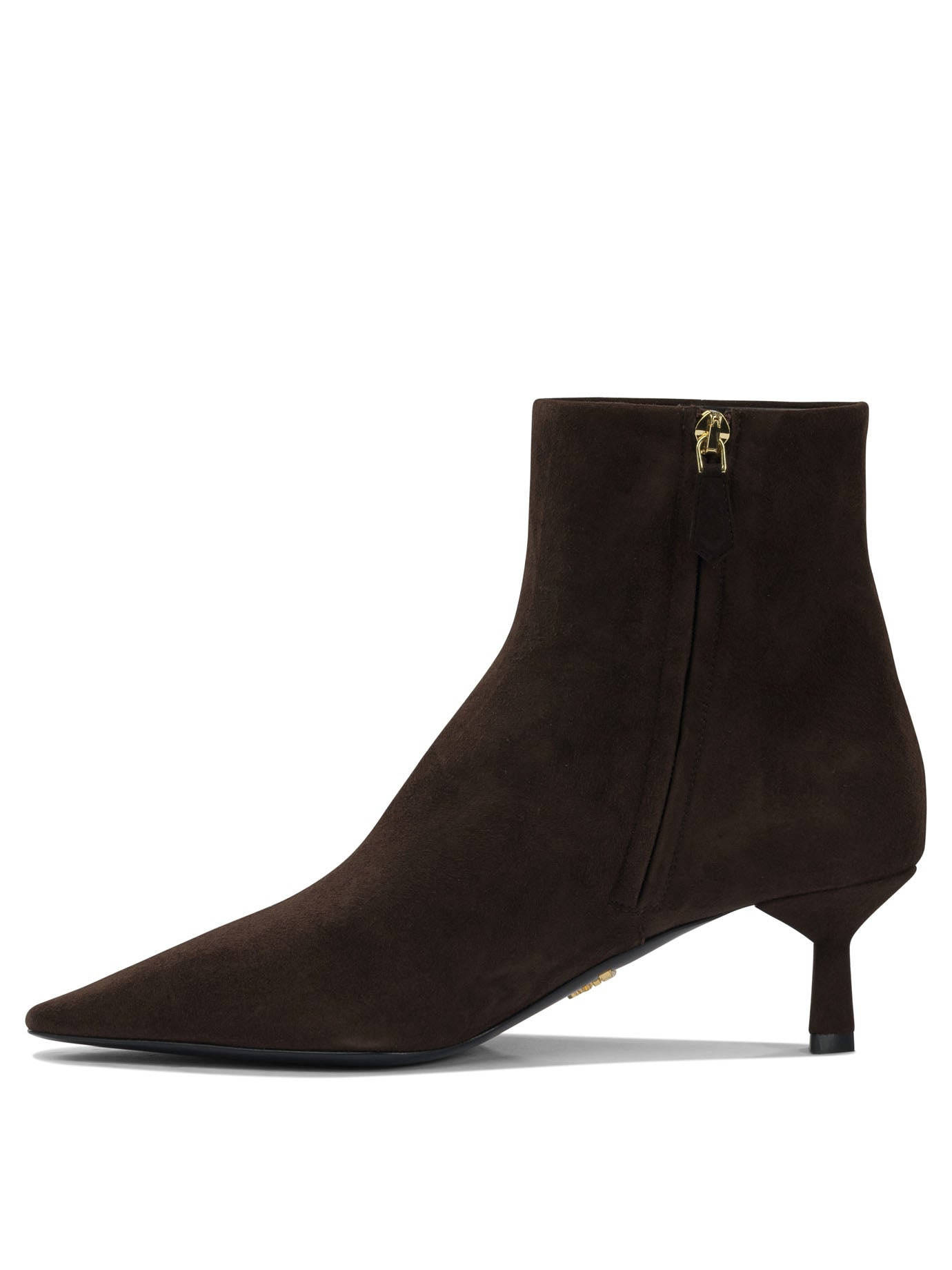 Prada Logo Leather Ankle Boots 30 Mm - 3