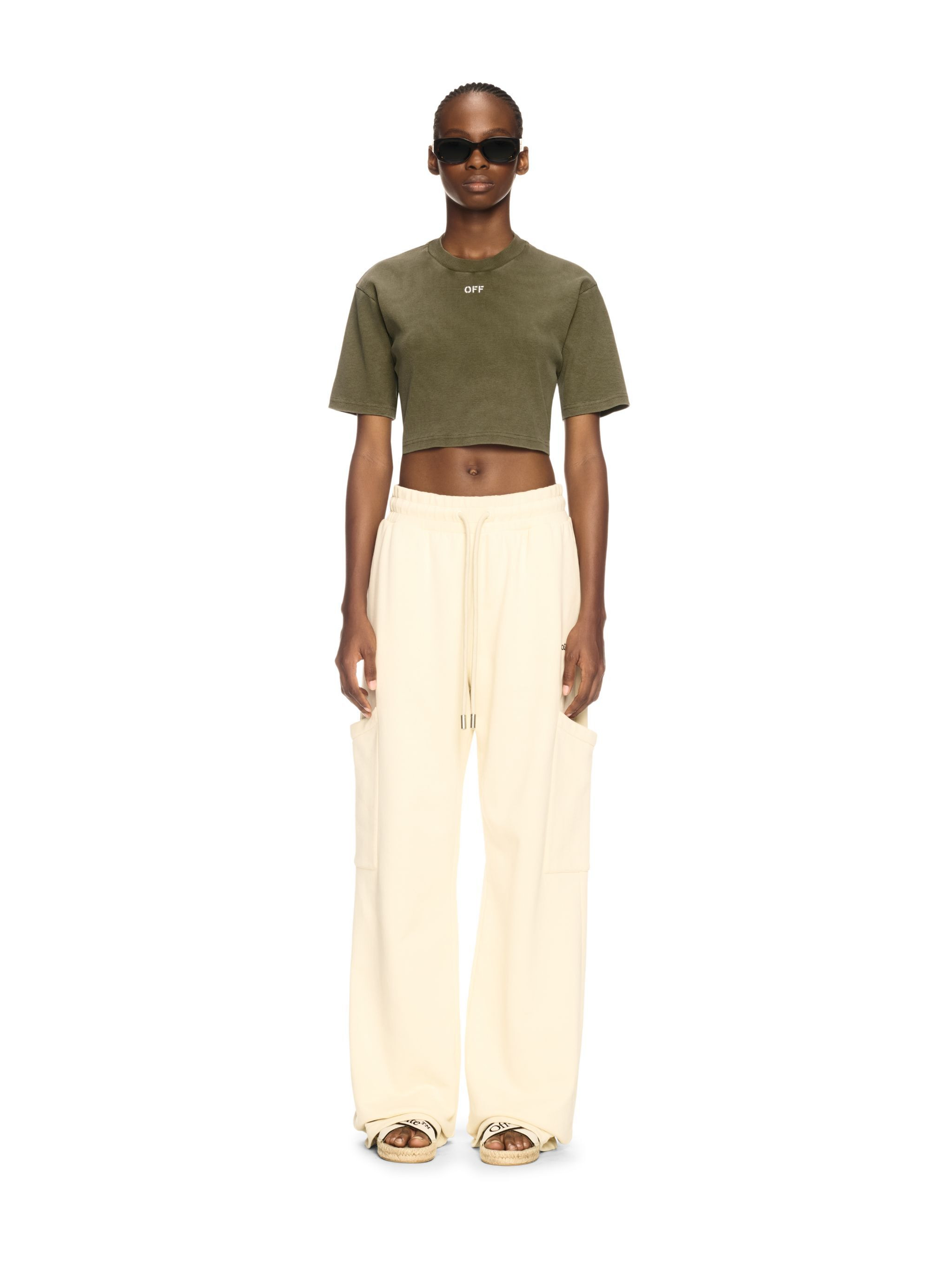Green Stamp Cropped T-shirt - 2