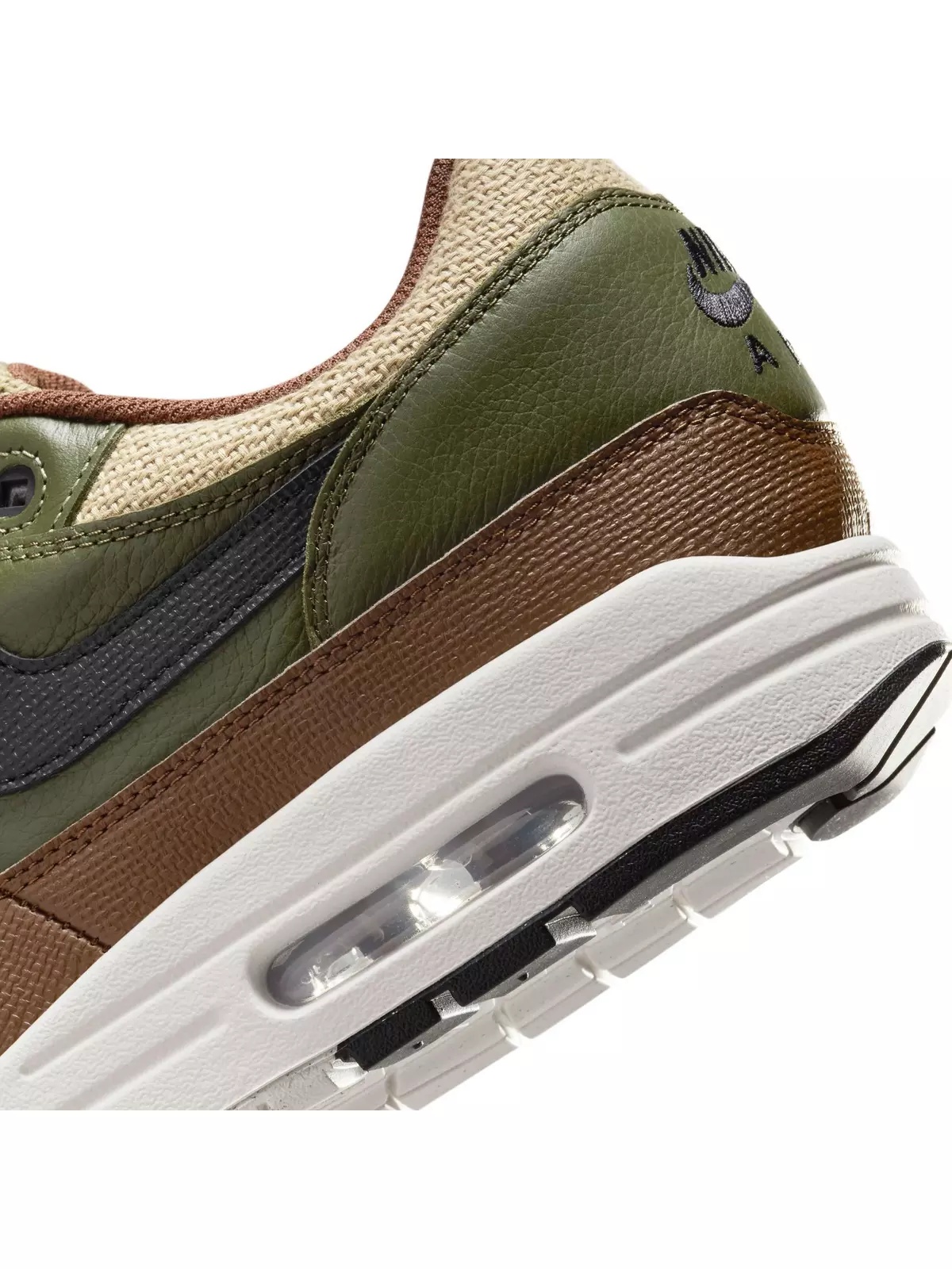 Air Max 1 Essential Premium "Neutral Olive/Black/Cargo Khaki" Men's Shoe - 10