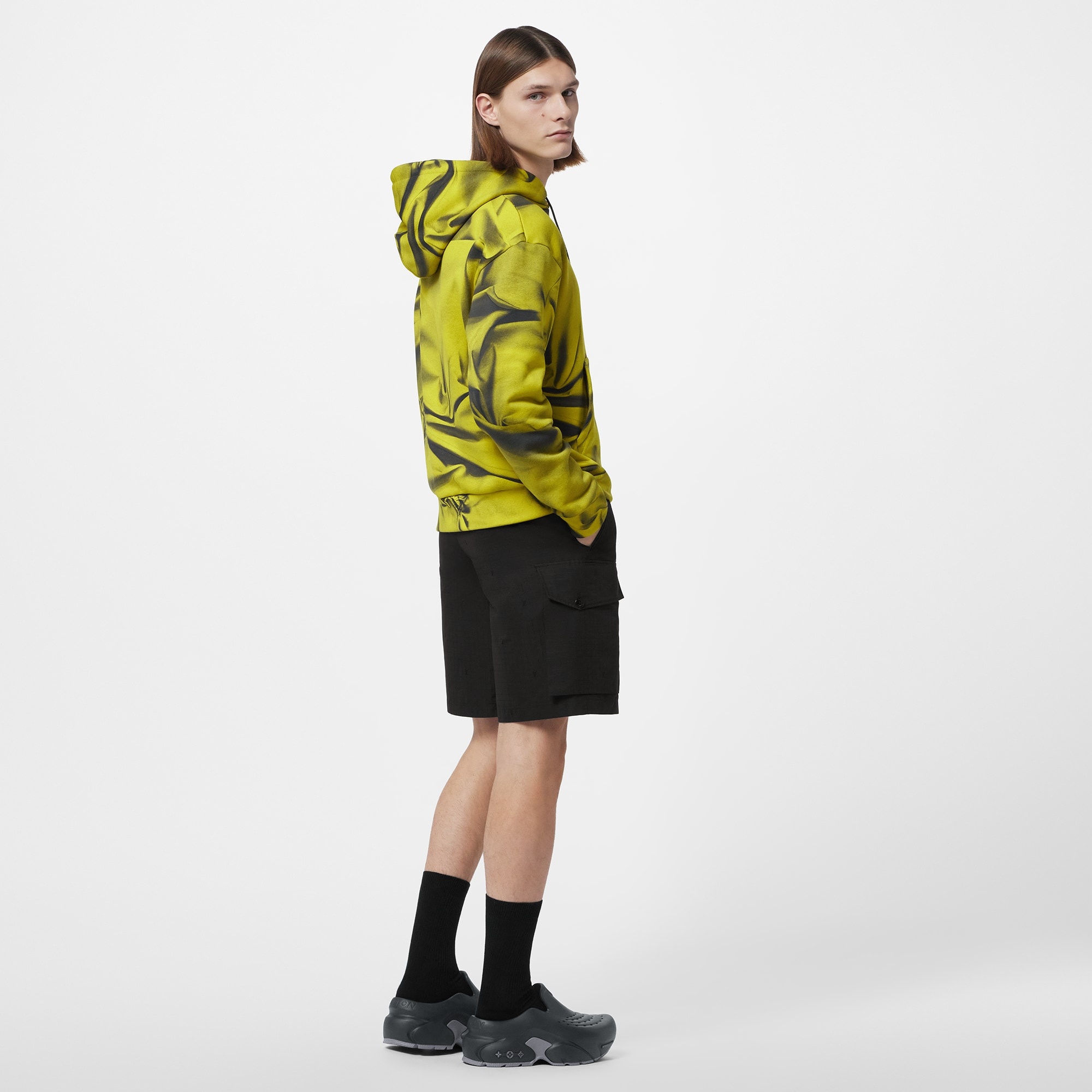 Printed Cotton-Blend Hoodie - 3
