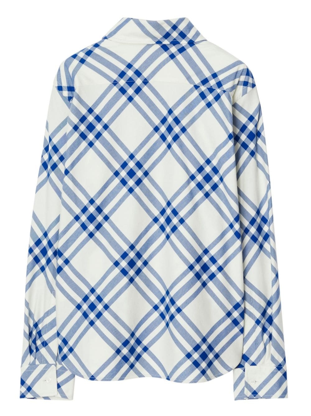 checked cotton flannel shirt - 2