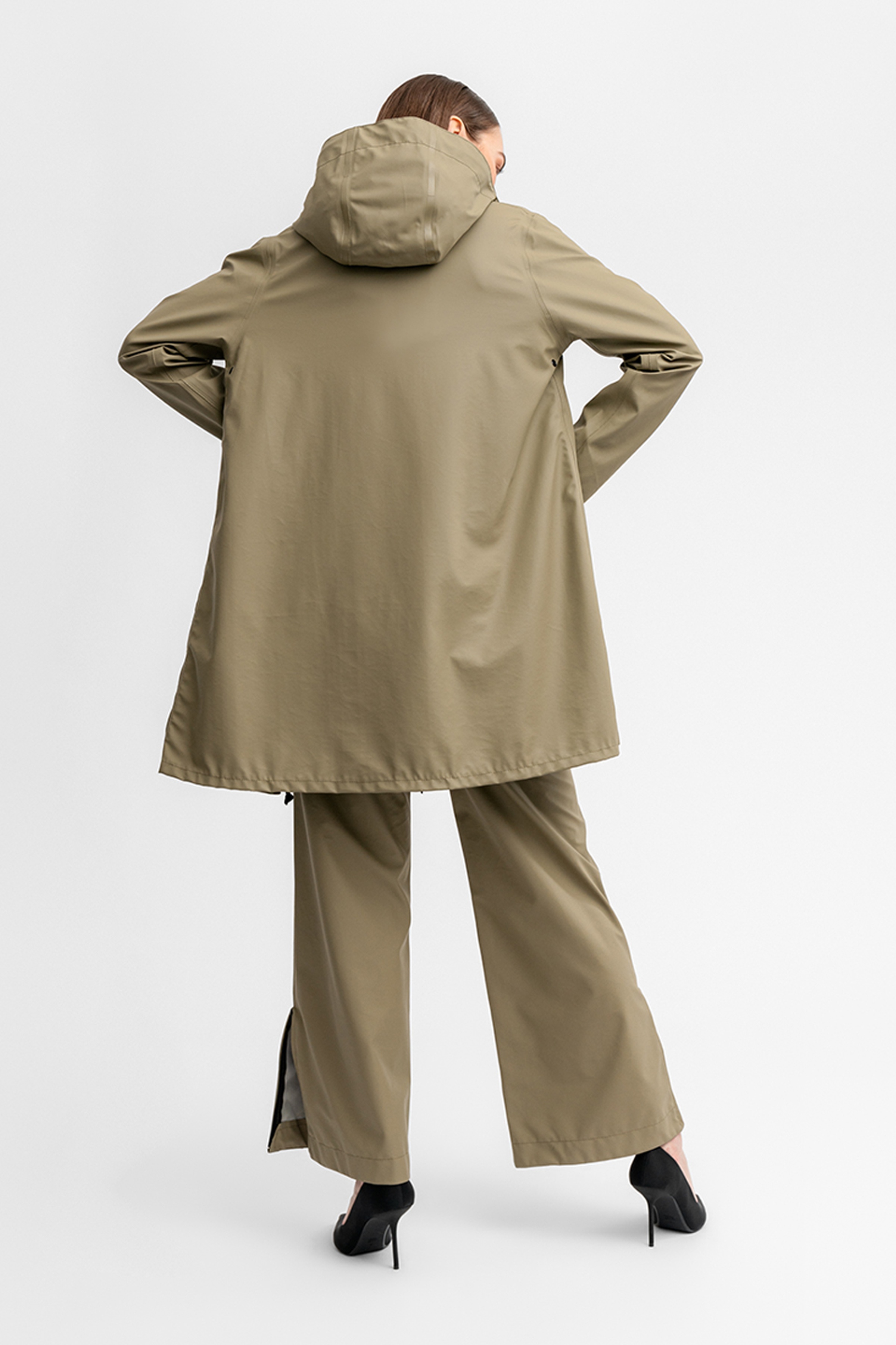 Mosebacke Lightweight Zip Raincoat Aloe - 4