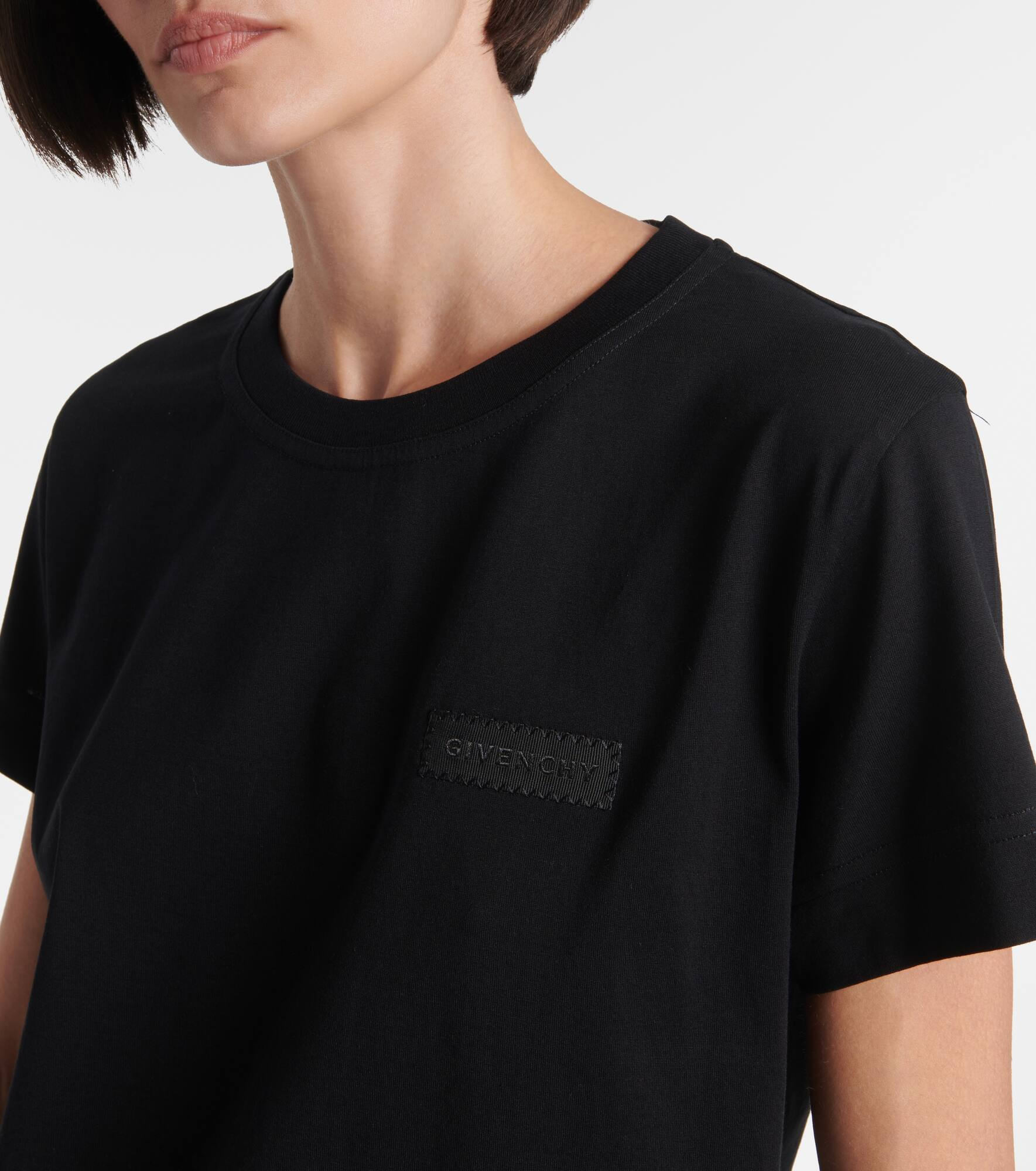 Logo cotton jersey T-shirt - 4