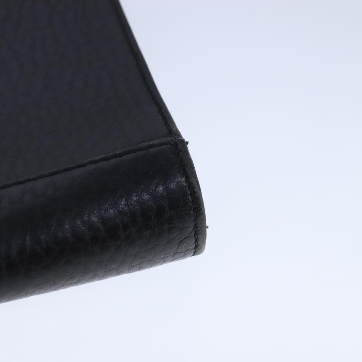 Burberry Business Bag Leather Black Gold - 16