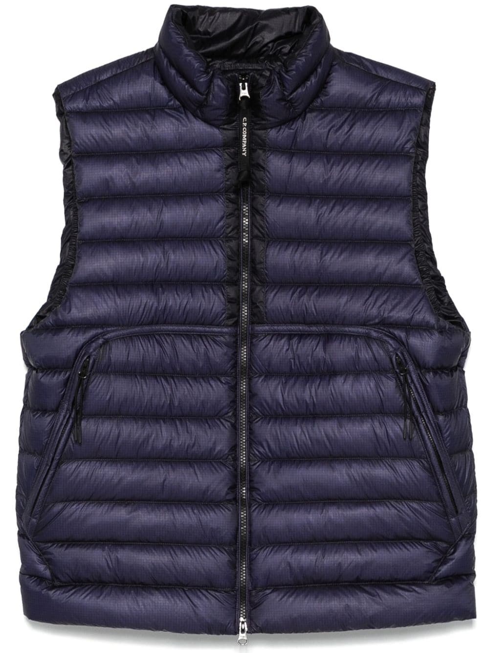 Lens-detail padded gilet - 1