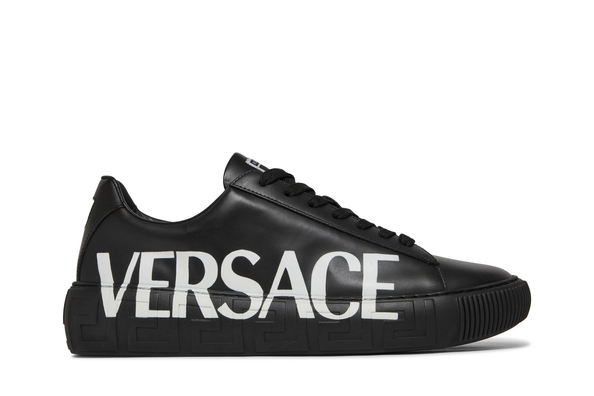 Versace Medusa Low 'Logo Print - Black' - 1