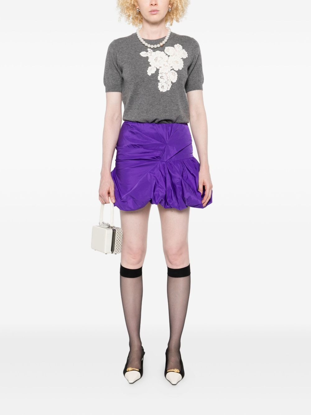 bubble-hem skirt - 2