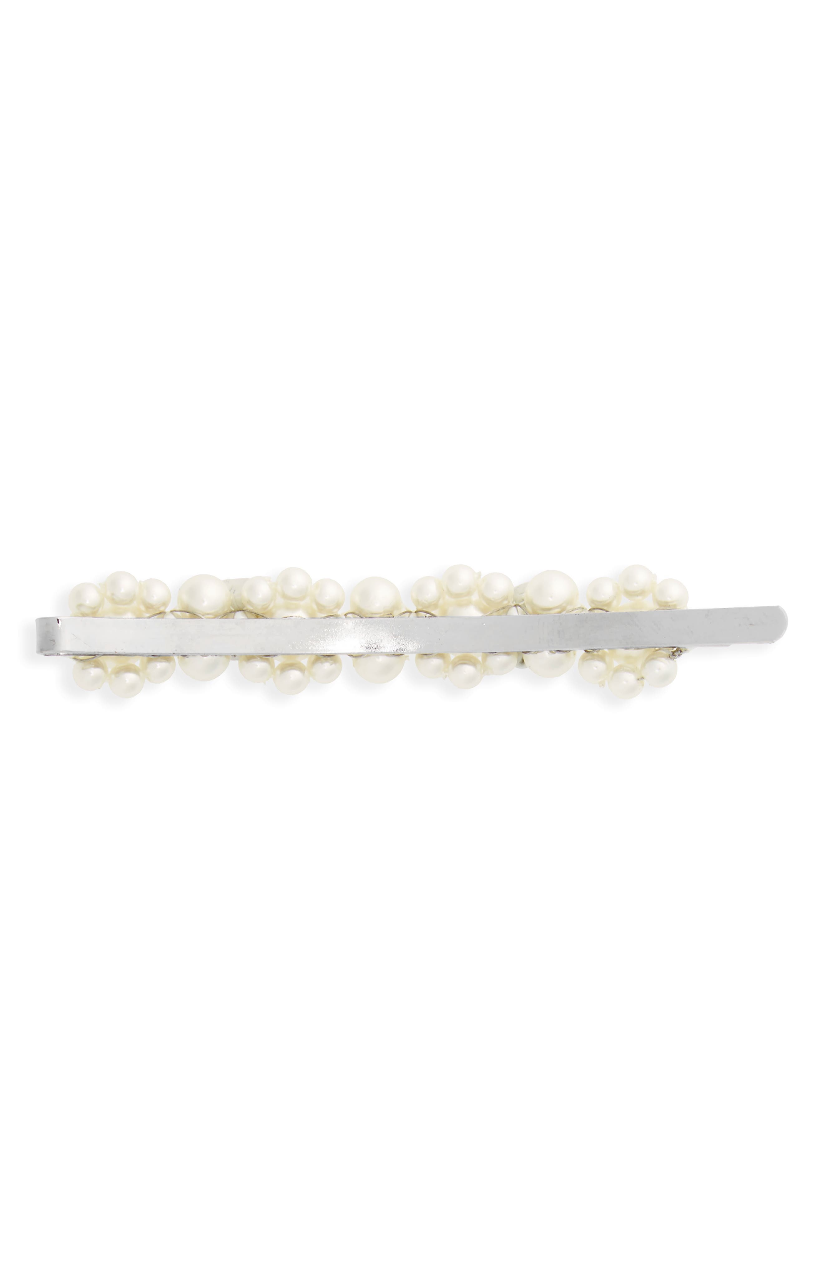 Little Flower Imitation Pearl Clip - 3