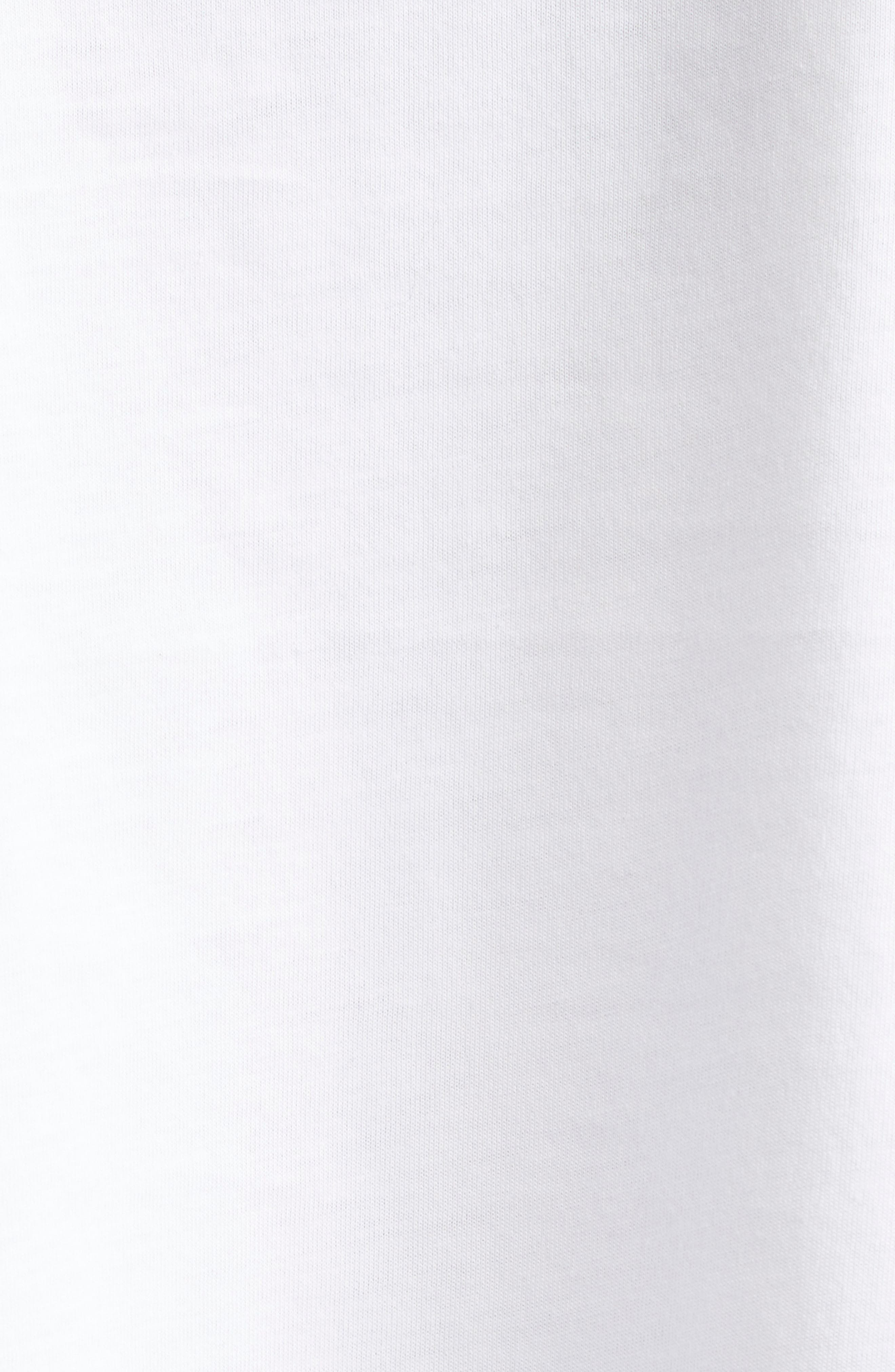 Simone Rocha Tulle Overlay Puff Sleeve T-Shirt with Faux Pearl Trim in White/Pearl at Nordstrom - 7