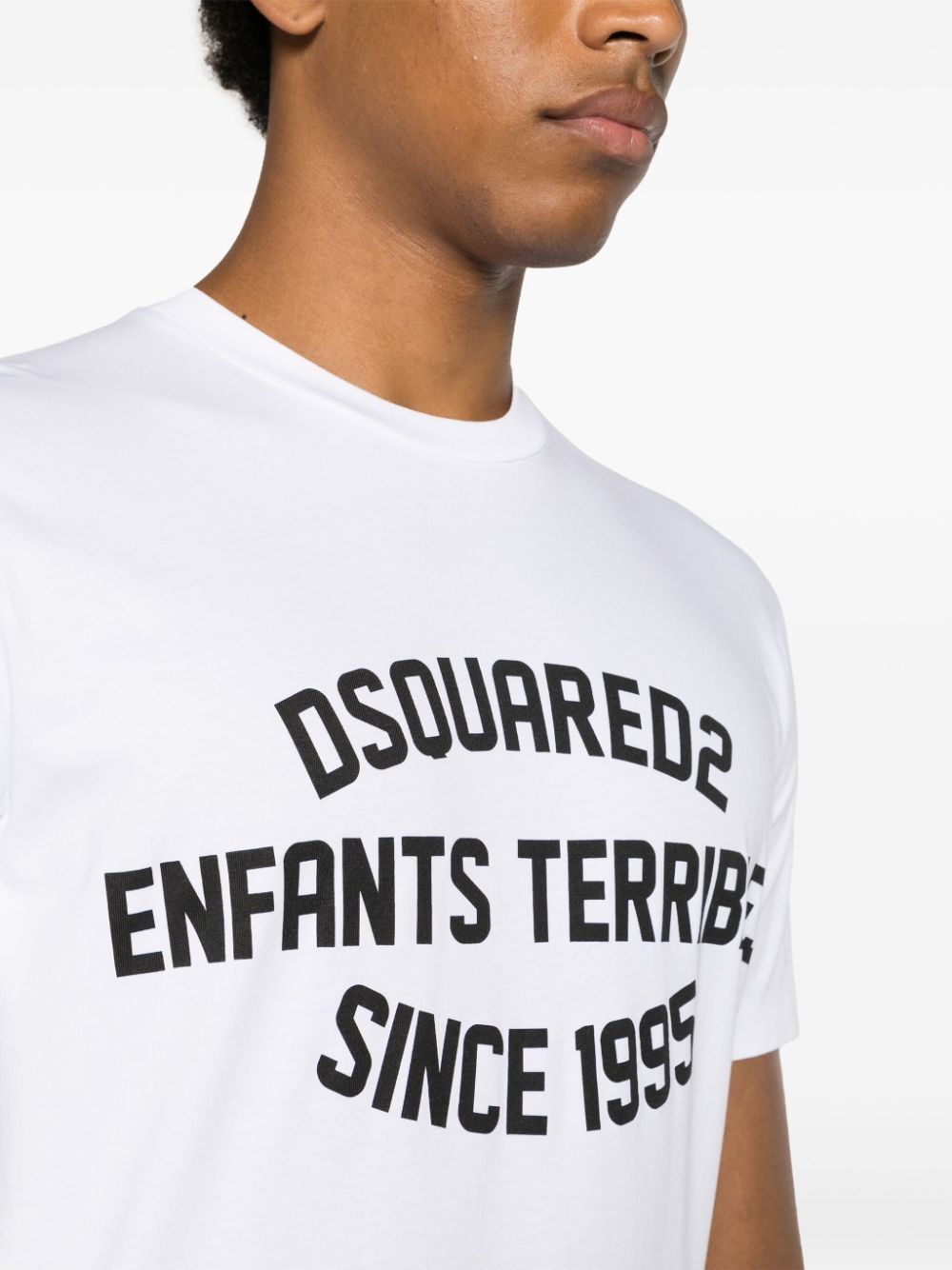 logo-print cotton T-shirt - 5