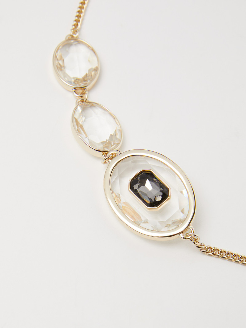 WEEKEND Max Mara VASAIO Stone-embellished double-strand necklace outlook