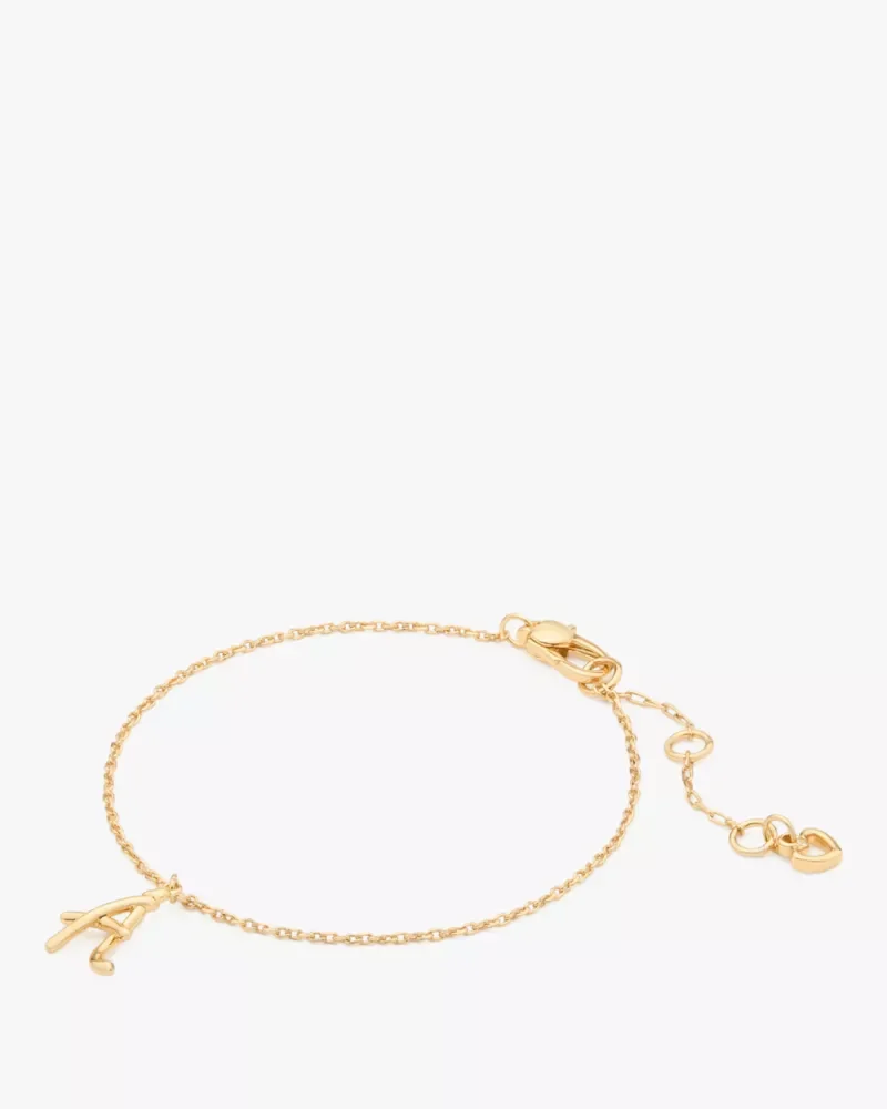 Initial Script Bracelet - 1