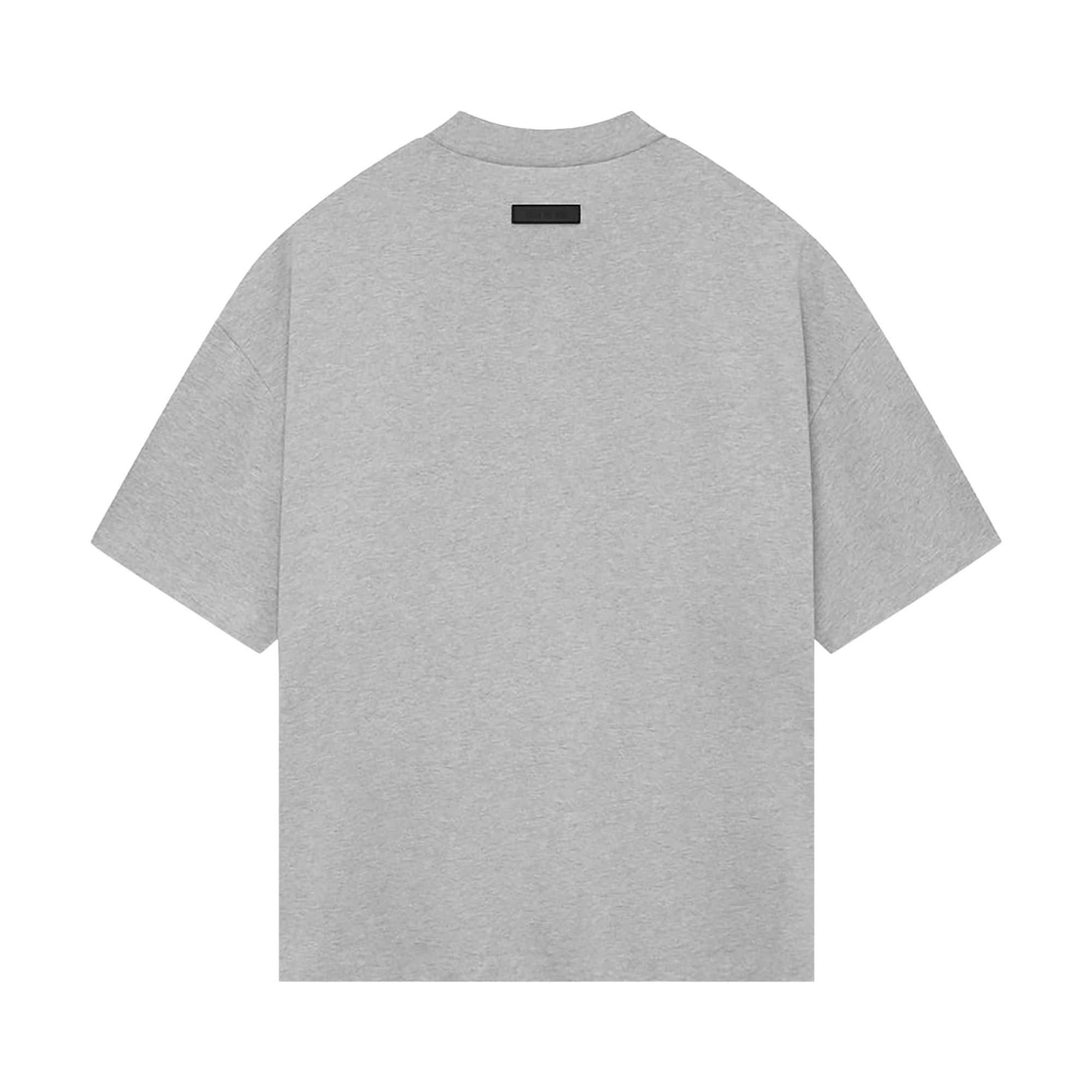 Fear of God Essentials Heavy Jersey Crewneck T-Shirt 'Light Heather Grey' - 2