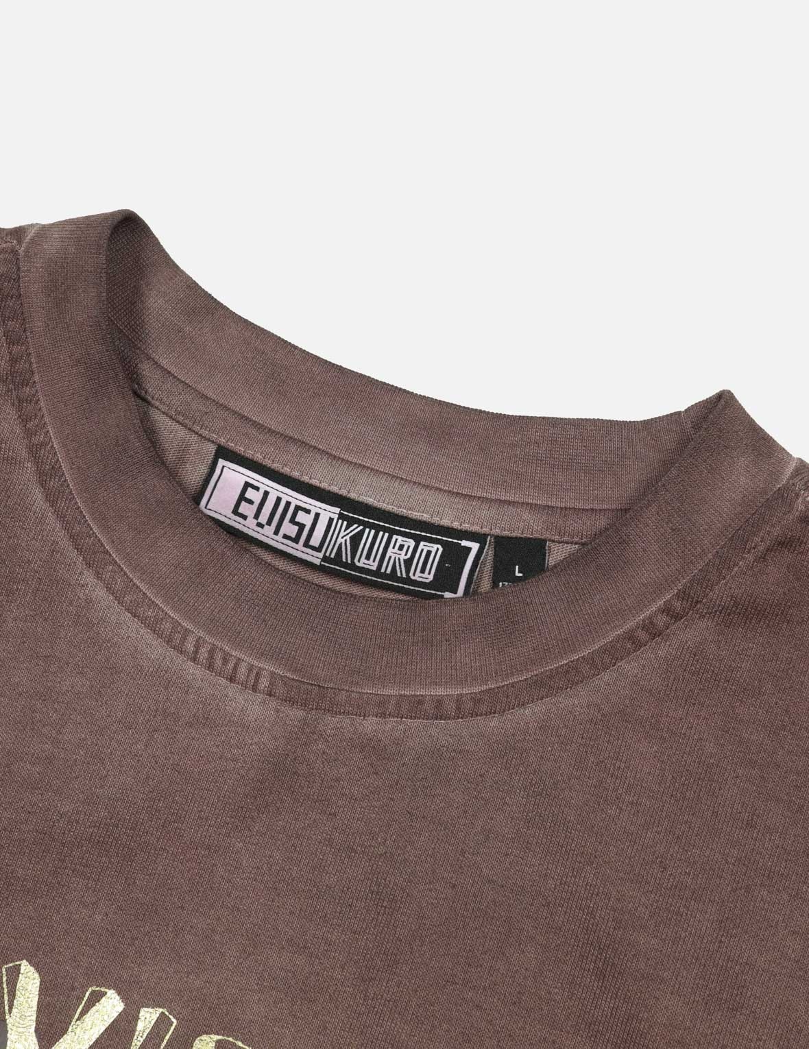 Spray Dyed Multi Logo Print Loose Fit T-shirt - 9