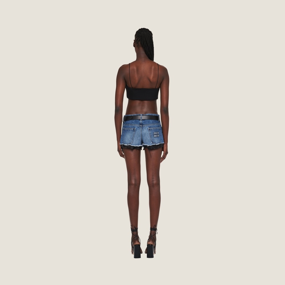 Denim shorts - 3