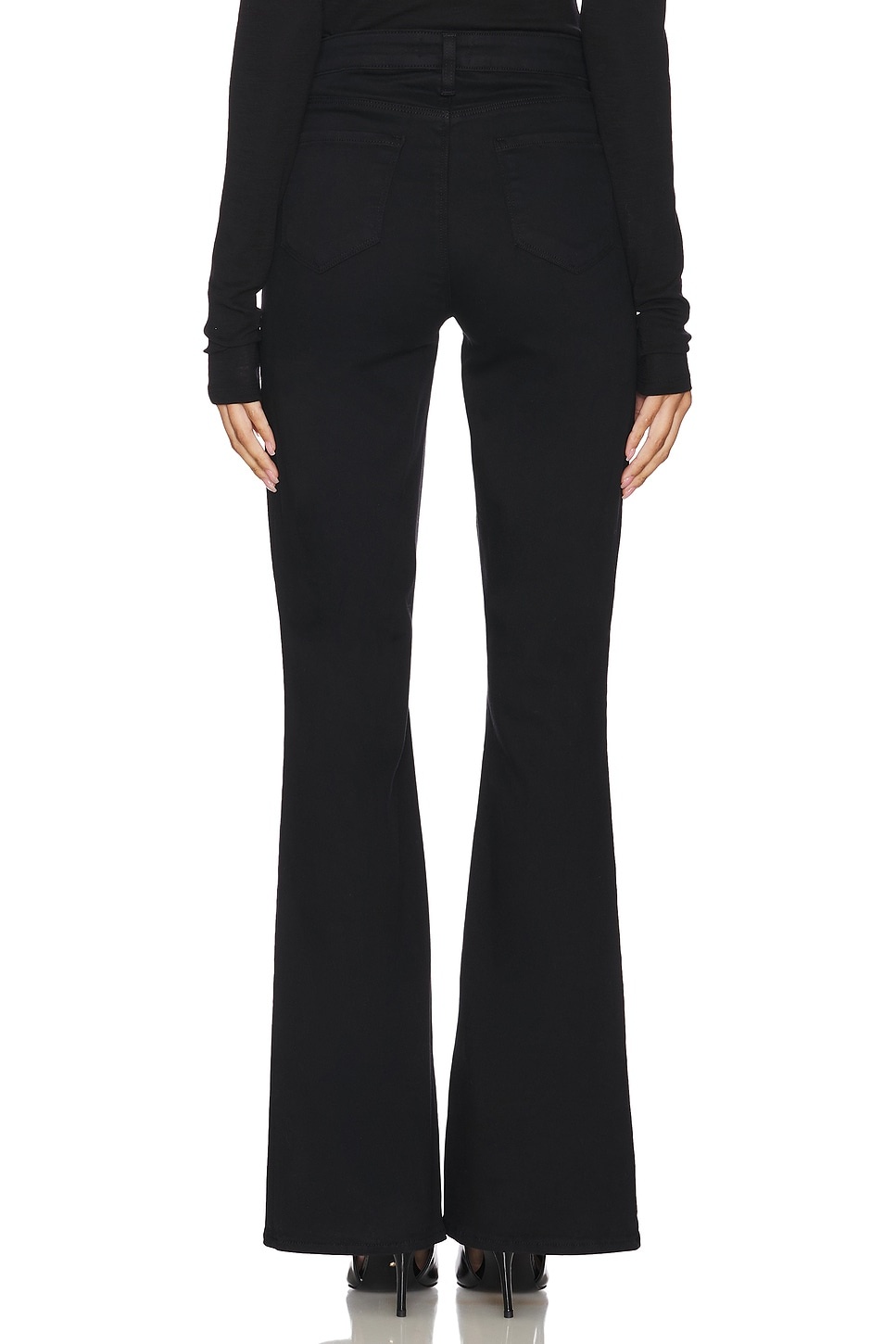Charis High Rise Front Lace Up Flare Pant - 4