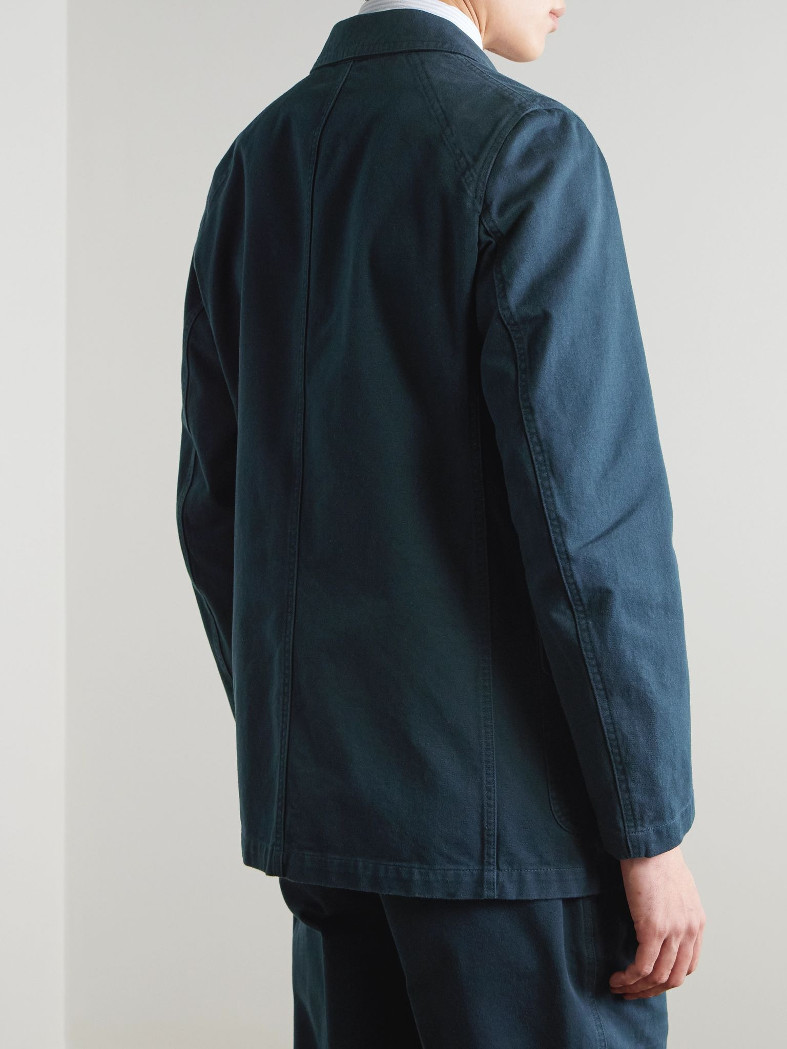 Mk. I Games Cotton-Twill Suit Jacket Navy - 3