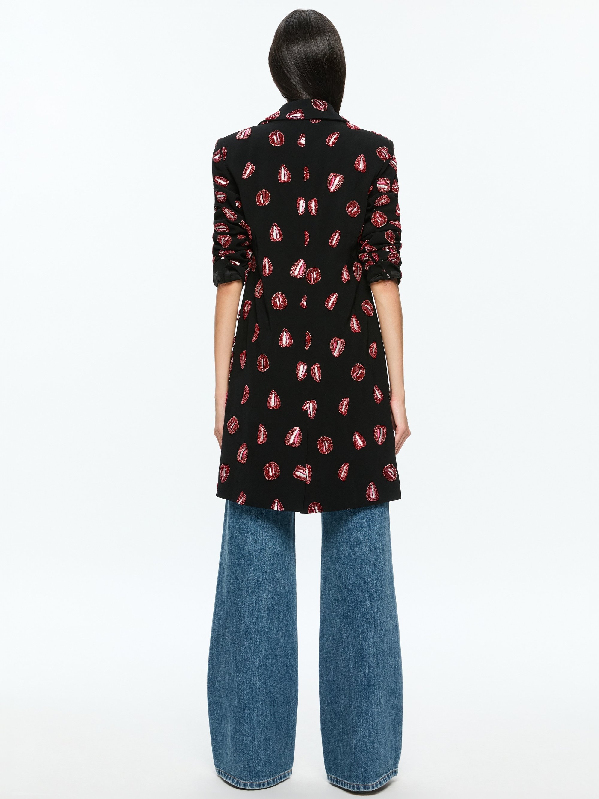 A+O X TOM WESSELMANN BRET EMBELLISHED LONG BLAZER - 5