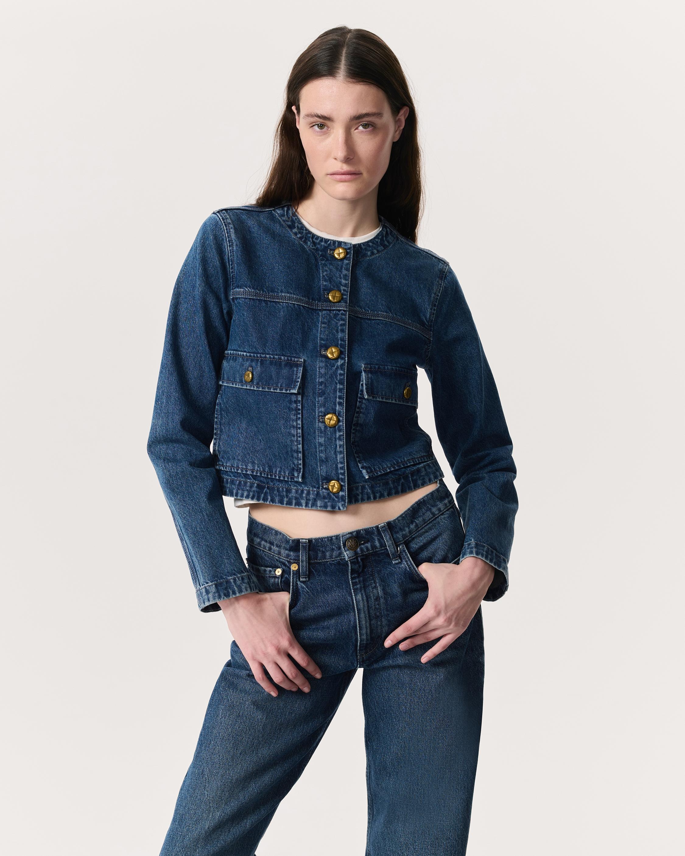 Drew Denim Jacket
Lightweight Rigid Denim - 2