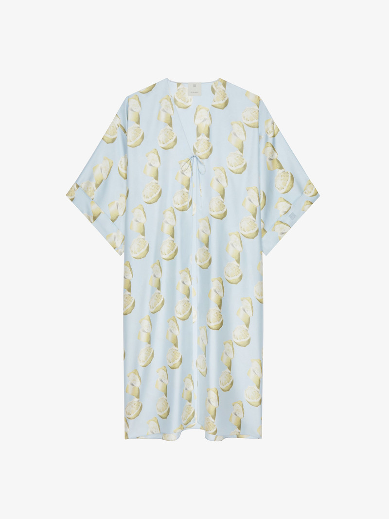 PRINTED KAFTAN IN SILK 1