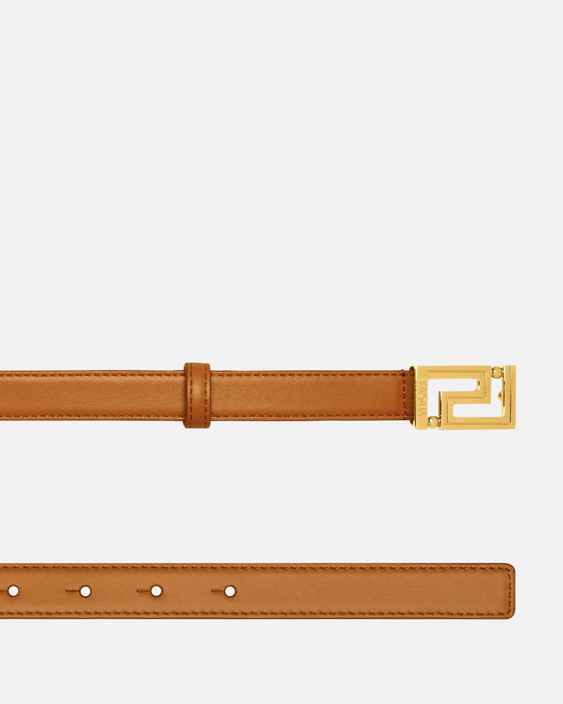 VERSACE Greca Goddess Leather Belt outlook